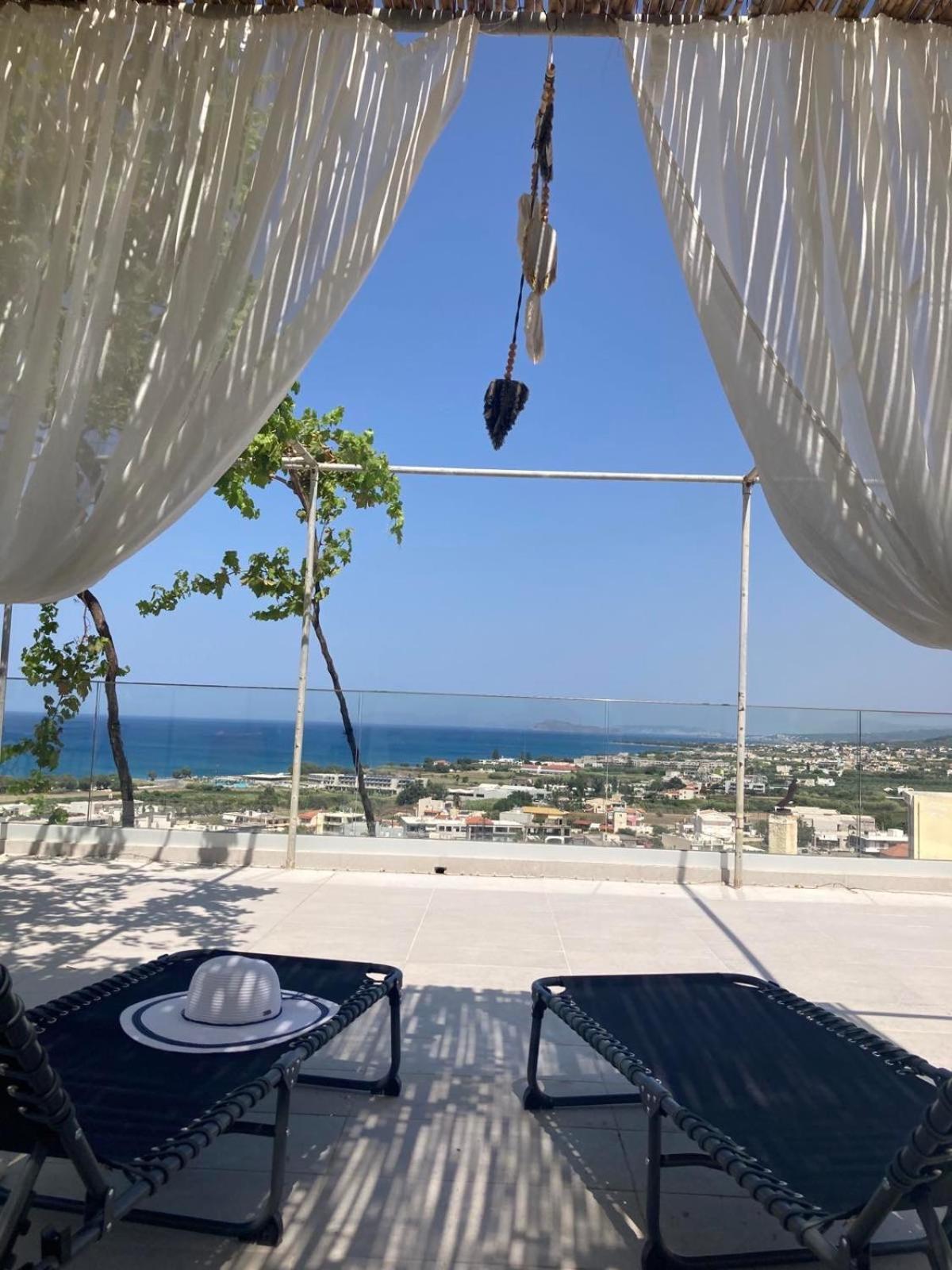 The Serene Veranda With Breathtaking Views Villa Kolimvárion Luaran gambar